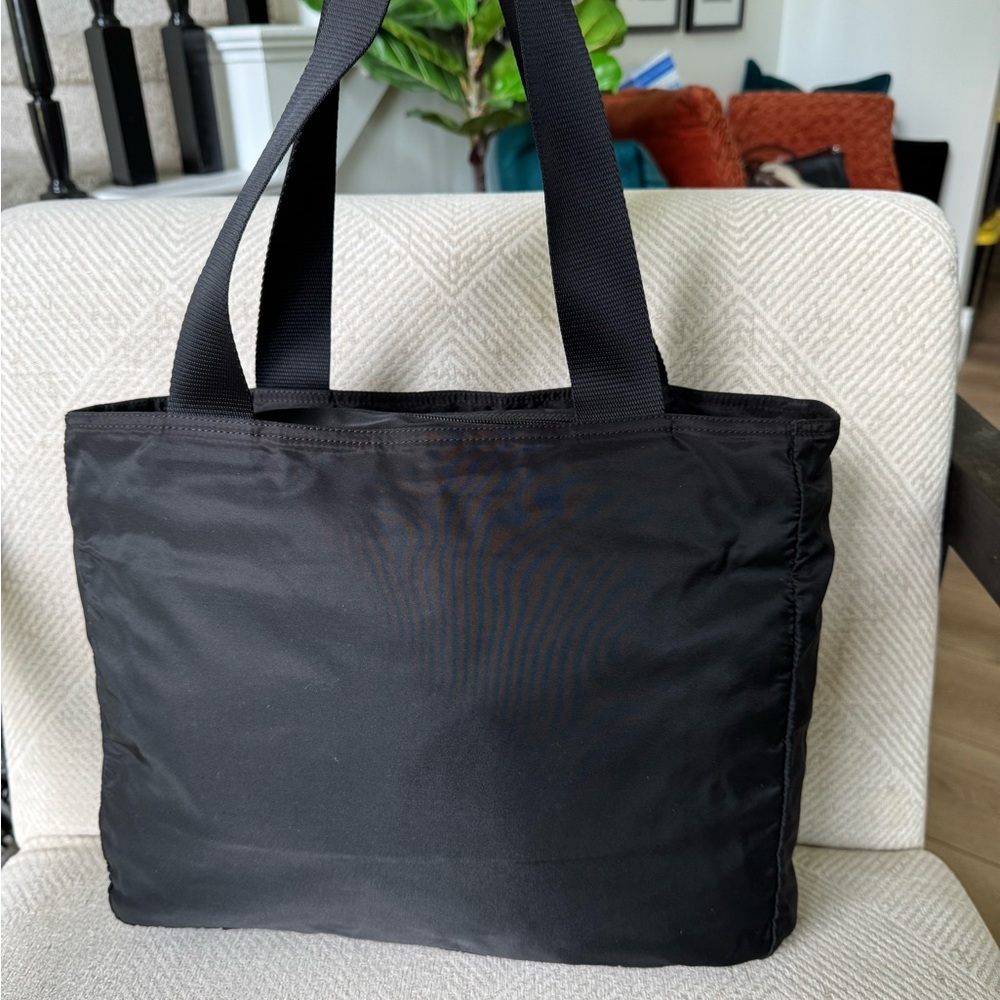 Prada Black Nylon Laptop Bag - Picture 3 of 9